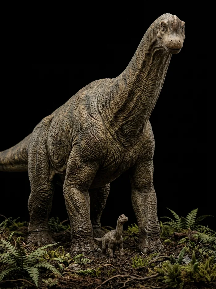 Brachiosaurus life reconstruction
