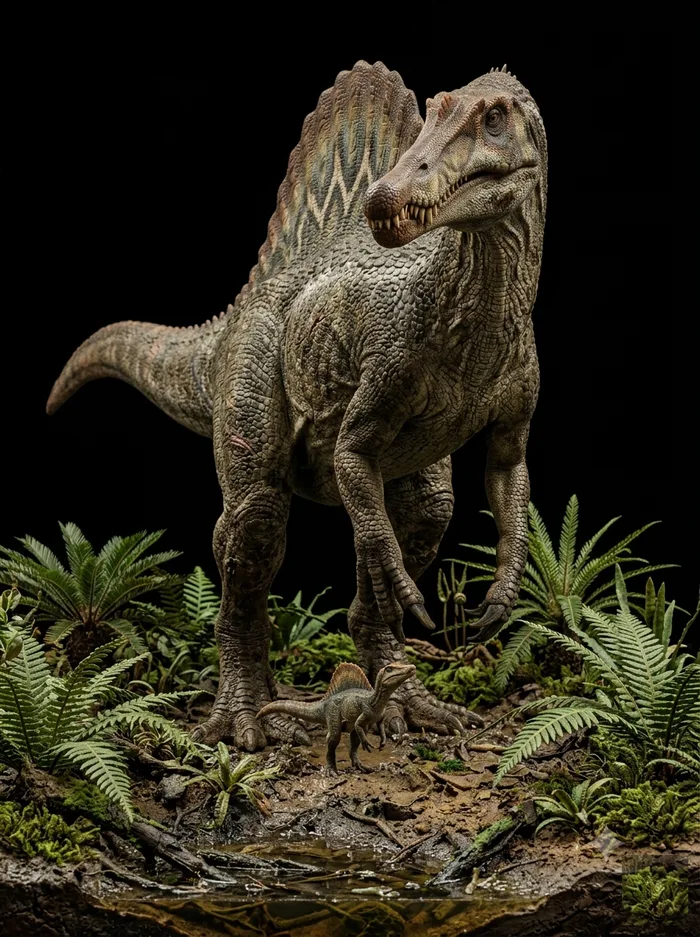 Spinosaurus life reconstruction