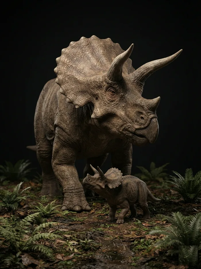 Triceratops life reconstruction
